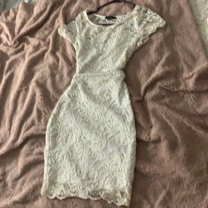 White lace dress